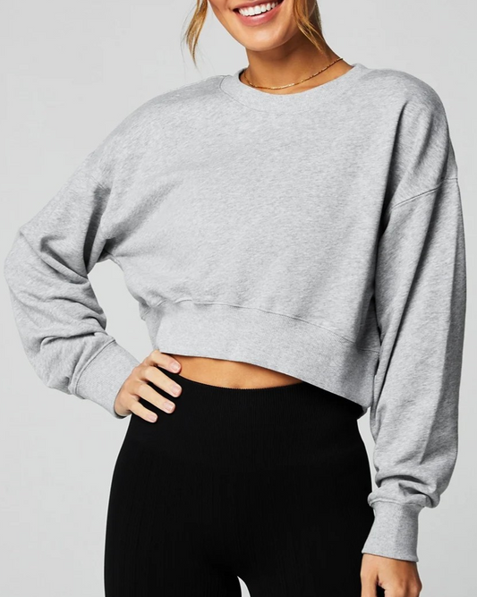 Basic Cropped Crewneck