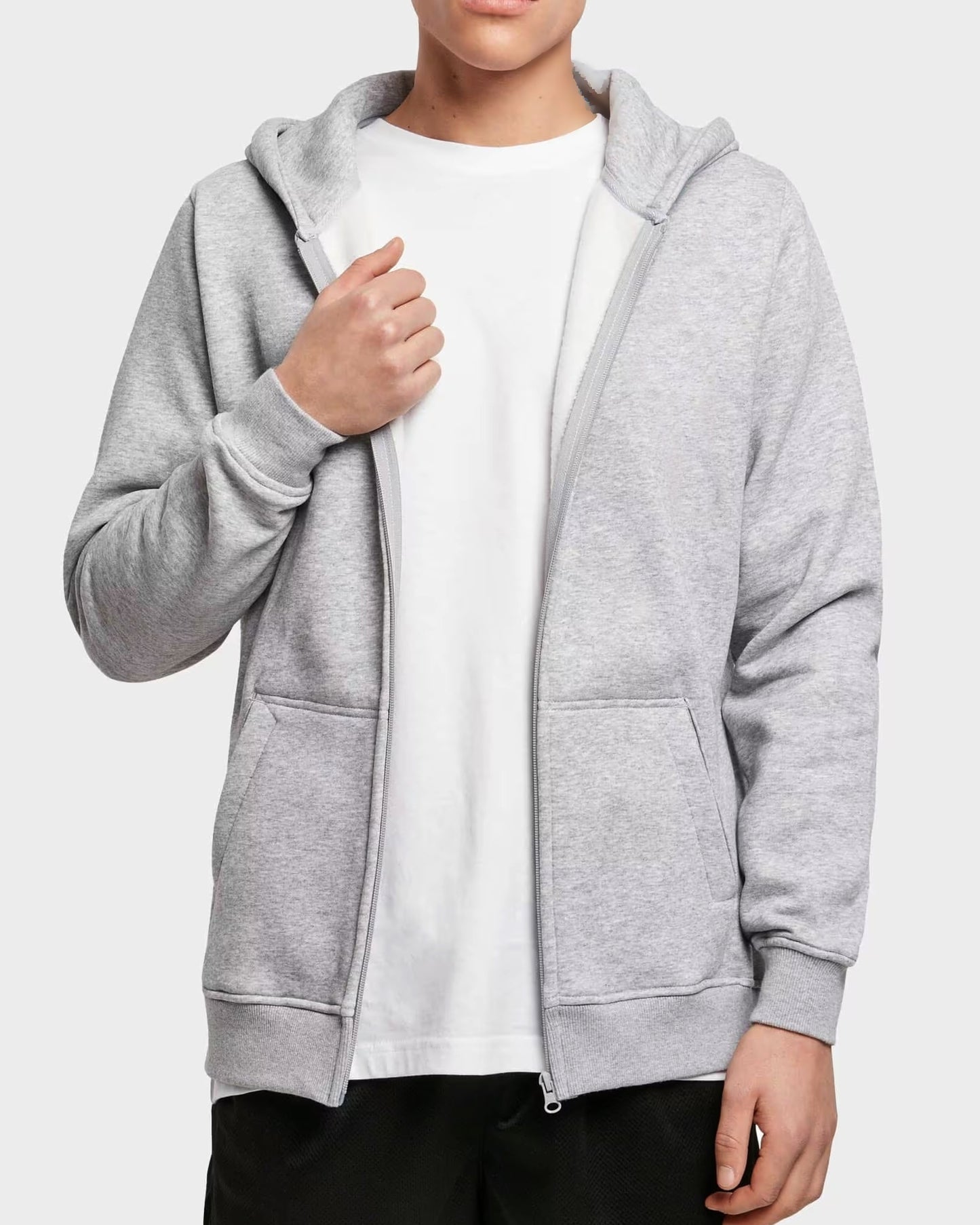 Basic Zipped Hoodie