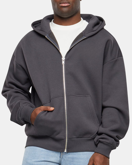 Basic Zipped Hoodie