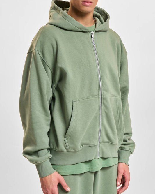 Basic Zipped Hoodie